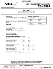 2SK3574-S datasheet pdf NEC