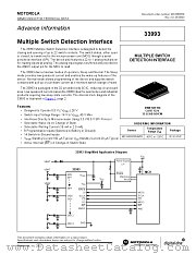 MC33993DWB/R2 datasheet pdf Motorola