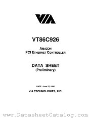VT86C926 datasheet pdf VIA Technologies