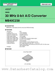 MB40C238PFV datasheet pdf Fujitsu Microelectronics