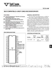 TC7211AMIPL datasheet pdf TelCom Semiconductor