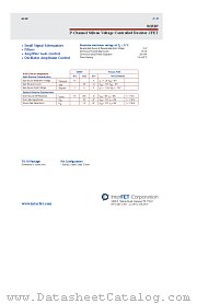 VCR3P datasheet pdf InterFET Corporation