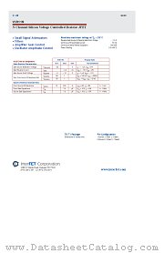 VCR11 datasheet pdf InterFET Corporation