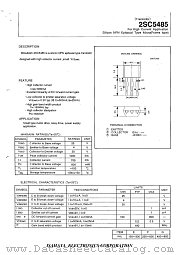 2SC5485 datasheet pdf Isahaya Electronics Corporation