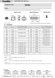 CDH53 datasheet pdf Sumida