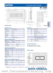 BT42005 datasheet pdf DATA MODUL