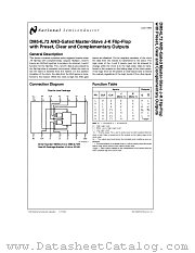 DM54L72W datasheet pdf National Semiconductor