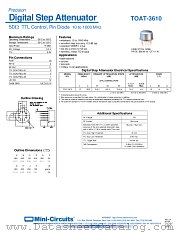 TOAT-3610 datasheet pdf Mini-Circuits