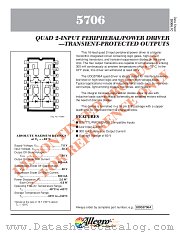 UDQ5706A datasheet pdf Allegro MicroSystems