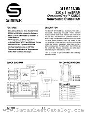 STK11C88-W20 datasheet pdf SIMTEK