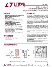LTC3403EDD datasheet pdf Linear Technology
