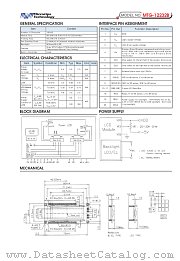 MTG-12232B datasheet pdf Microtips Technology