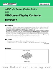 MB90097-PFV datasheet pdf Fujitsu Microelectronics