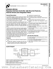 DP83953VUL datasheet pdf National Semiconductor