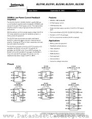 EL5261IY-T7 datasheet pdf Intersil