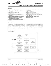 HT82M21A datasheet pdf Holtek Semiconductor