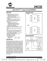 24C32-I/SM datasheet pdf Microchip