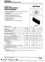 MHW3528 datasheet pdf Motorola
