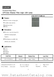 4244-11UYC datasheet pdf Everlight Electronics