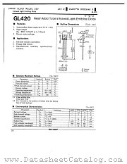 GL420 datasheet pdf SHARP