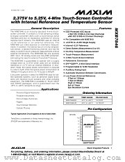 MXB7846EUE datasheet pdf MAXIM - Dallas Semiconductor