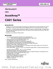 CA91 datasheet pdf Fujitsu Microelectronics